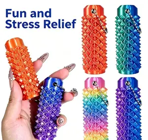 Portable Fingertip Stress-Relief Massage Keychain
