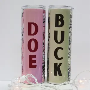 Doe and Buck Matching Couples Tumblers 30oz