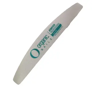 Organic Nails Sanding Board File Half Moon Starter 100/180 Manicure Smooth