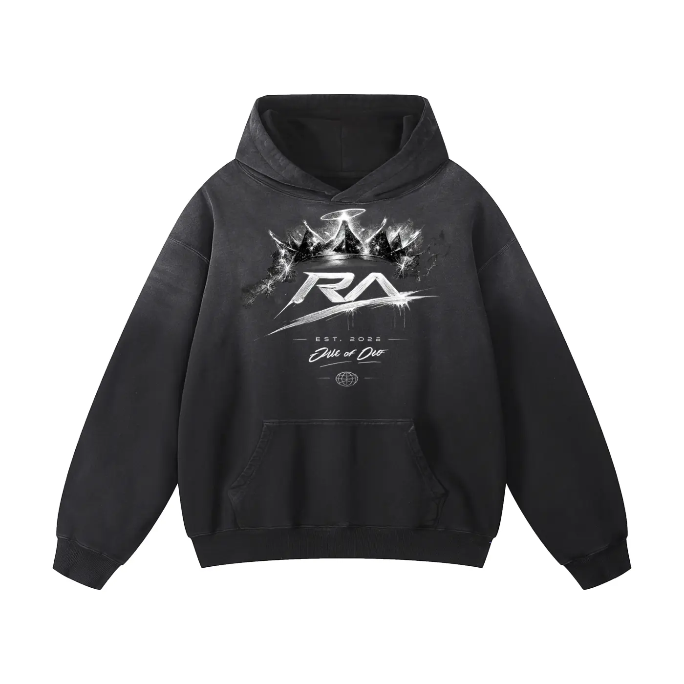 Custom Designed Heavyweight Sunfade Oversized Hoodie