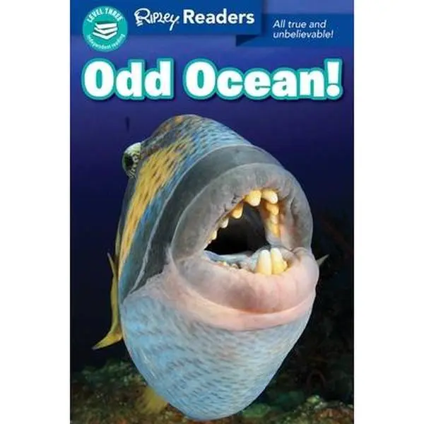 Used Ripley Readers Level 3 Odd Ocean! Paperback Children's Book - Lexile Measure Certified, Fun, Stunning Photos, Kids Grades 1-3 Reading English Educational Supply