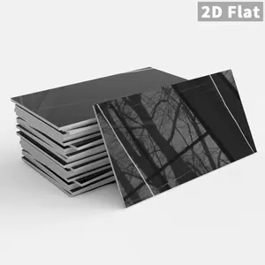 5-Styles 48pcs Crystal Foam Tile Stickers, Pet Material, Self-Adhesive, Removable, for Kitchen Bathroom Wall Decor, 3x6 Inches
