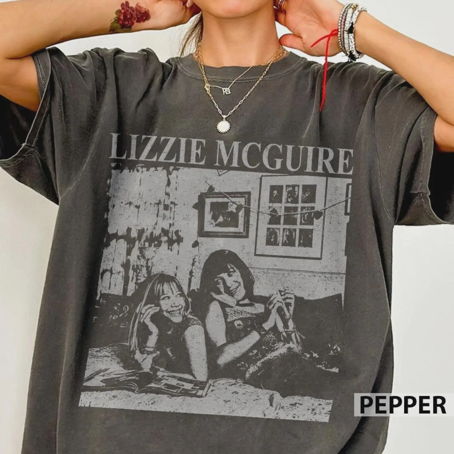 Hilary Duff Lizzie McGuire Vintage Comfort Colors Shirt