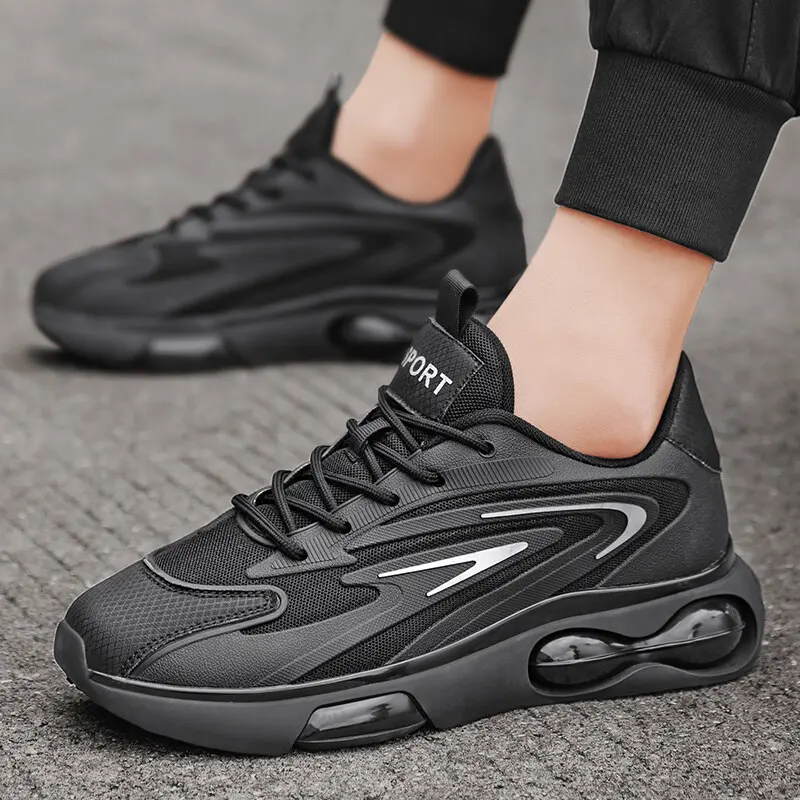 Men's Comfy Walking Shoes  Lightweight Breathable Sports Sneakers Everyday Casual Trainers for Gym