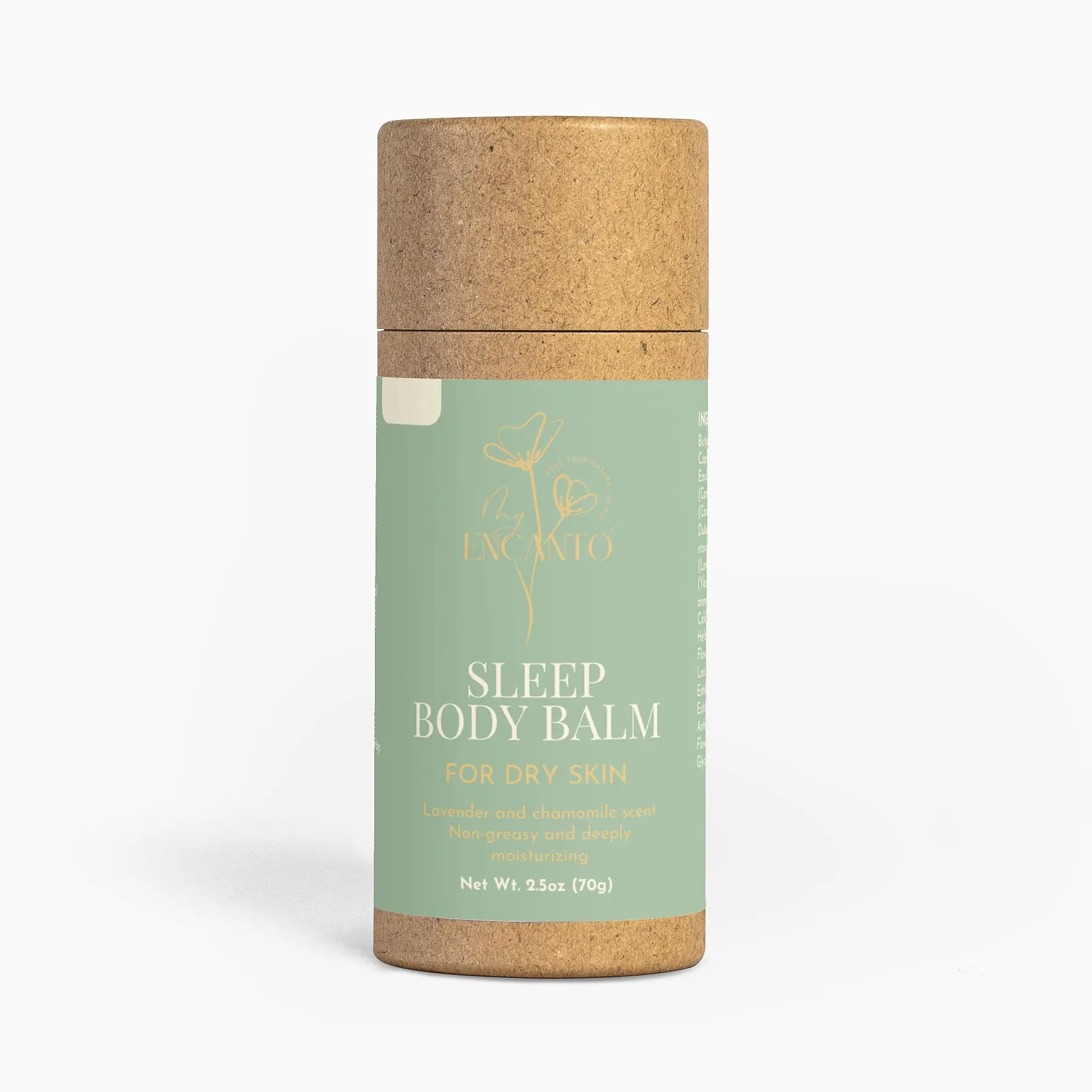 Sleep Body Balm with Calendula and Chamomile for Moisturizing and Calming Body Care