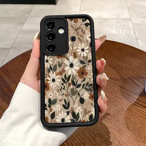Phone case for Samsung S24 ultra plus S25 S23 S22 Ultra Plus Flower Design Advanced fashion gift Shockproof Silicone TPU Bumper Drop Protection Soft Cover