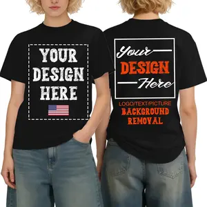 FEEGO Custom T Shirts - Create/Design Your Own Shirt with Photo/Text, Personalized Tees for Men & Women, Customizable Shirt