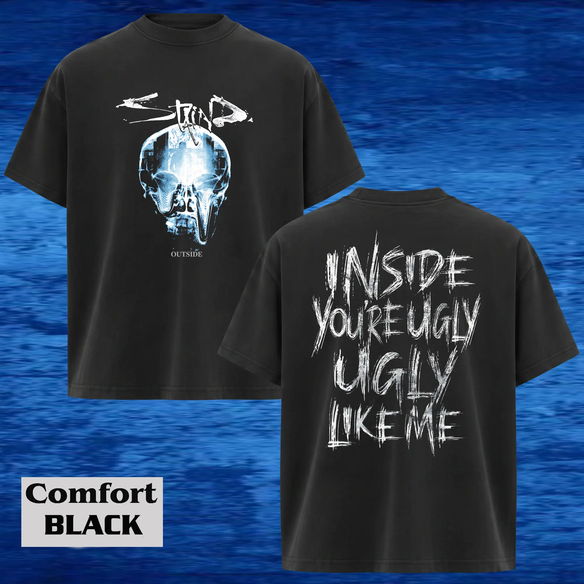 Retro Staind "Ugly Like Me" Comfort Colors T-Shirt, Staind Band Comfort T-shirt, Rock Band Shirt, Retro Music Tee, Rock Music Lover Shirt, Vintage Band Shirts Casual Fabric Fit Top, Top Men's and Women's Clothing, Summer Outfits, Gift For Him Her