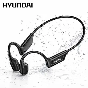 HYUNDAI G06 Bone Conduction Neckband Wireless Earphones with Bluetooth 5.4, Waterproof Sports Design, 360° Flexible Bending, Lightweight & Comfortable Fit, Long Battery Life, Wireless Headphones for Music, Calls & Sports, Compatible with Android & iOS