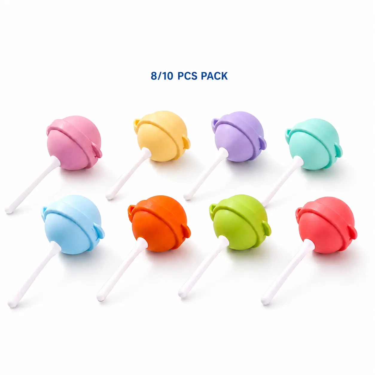 Food-Grade Silicone Popsicle Molds (8/10 Pack) - Kitchen Utensils, Easy Release Kid-Friendly Ice Pop Maker for Baby Puree & Summer DIY Desserts, Dishwasher Safe Kitchen Gadget