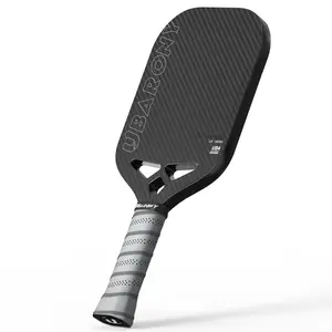 Carbon Fiber Pickleball Paddle With Aero Throat, Performance Pickleball Racket Designed To Enhance Power And Control, Polymer Honeycomb Core, Christmas Pickleball Gifts