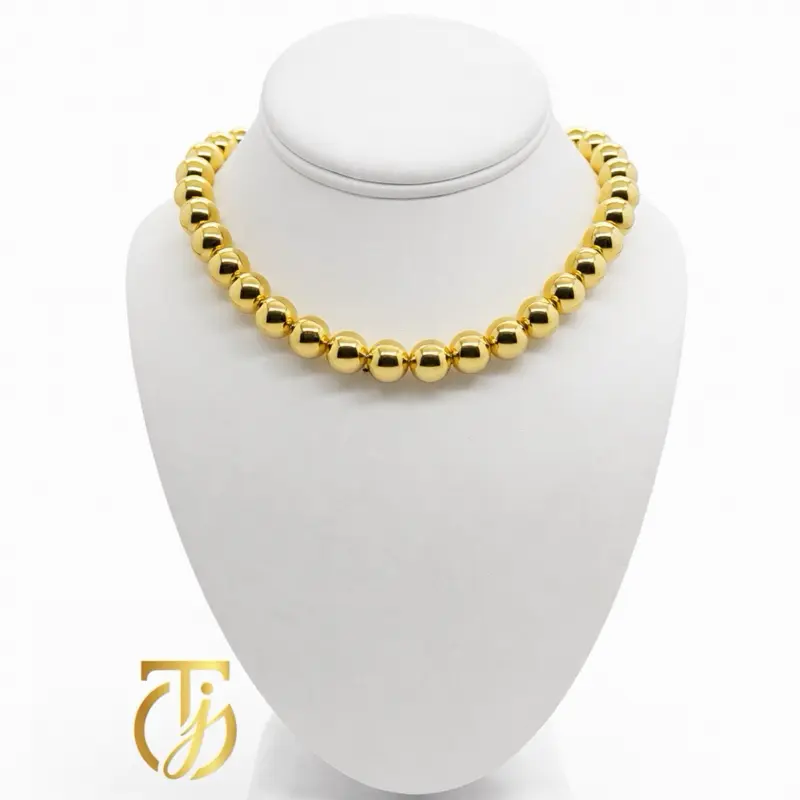 Turvik Jewelry The Moon Necklace- Beaded Necklace, adjustable size, anti tarnish fashion jewelry for women
