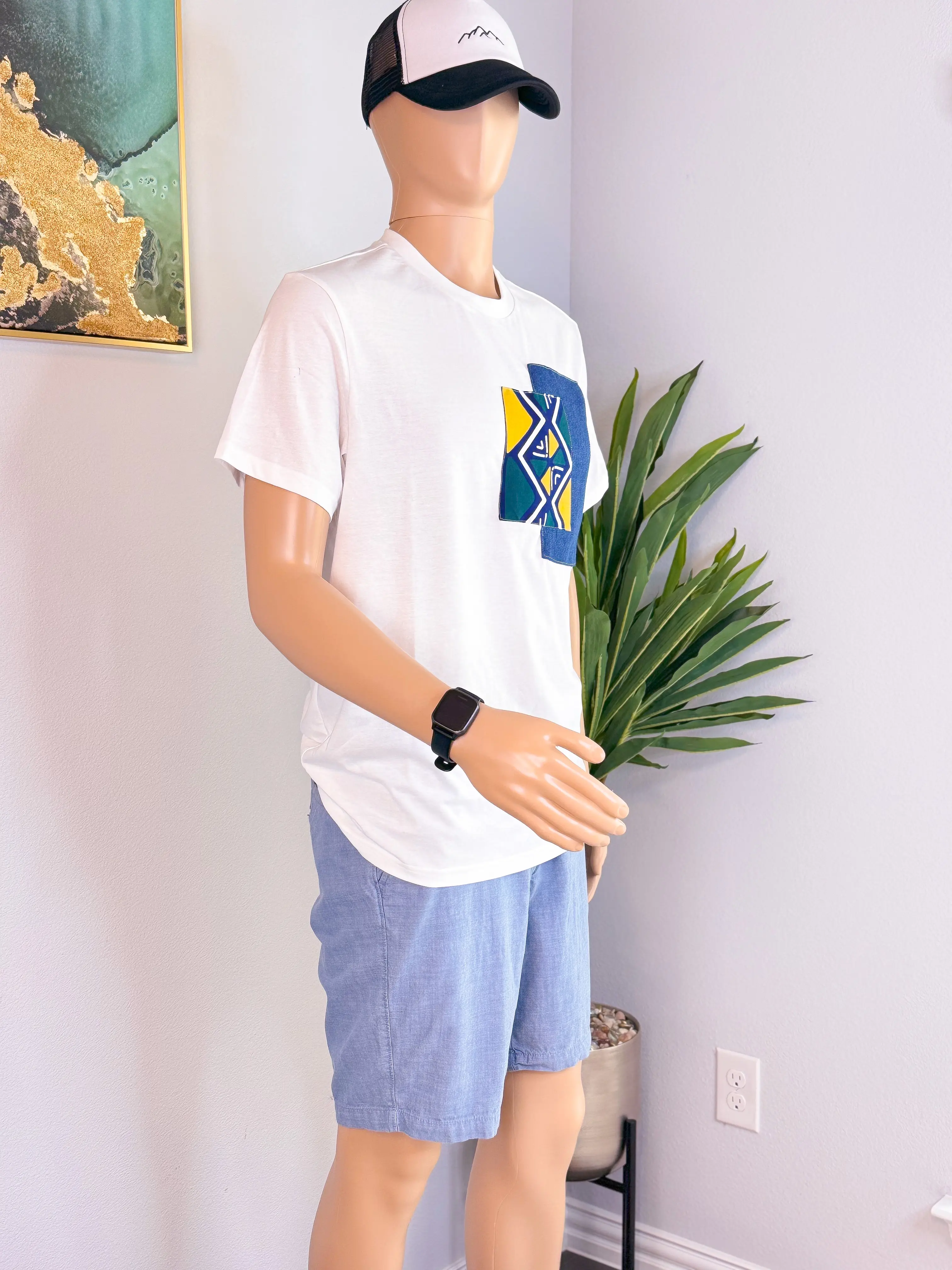 Benzo Afrocentric African print Tshirt for Men Casual Clothing
