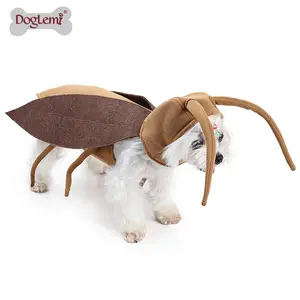 Pet Transformation Costume Halloween Outing Funny Dog Cockroach Costume Cat Cute Halloween Cockroach Dress Up Outfit