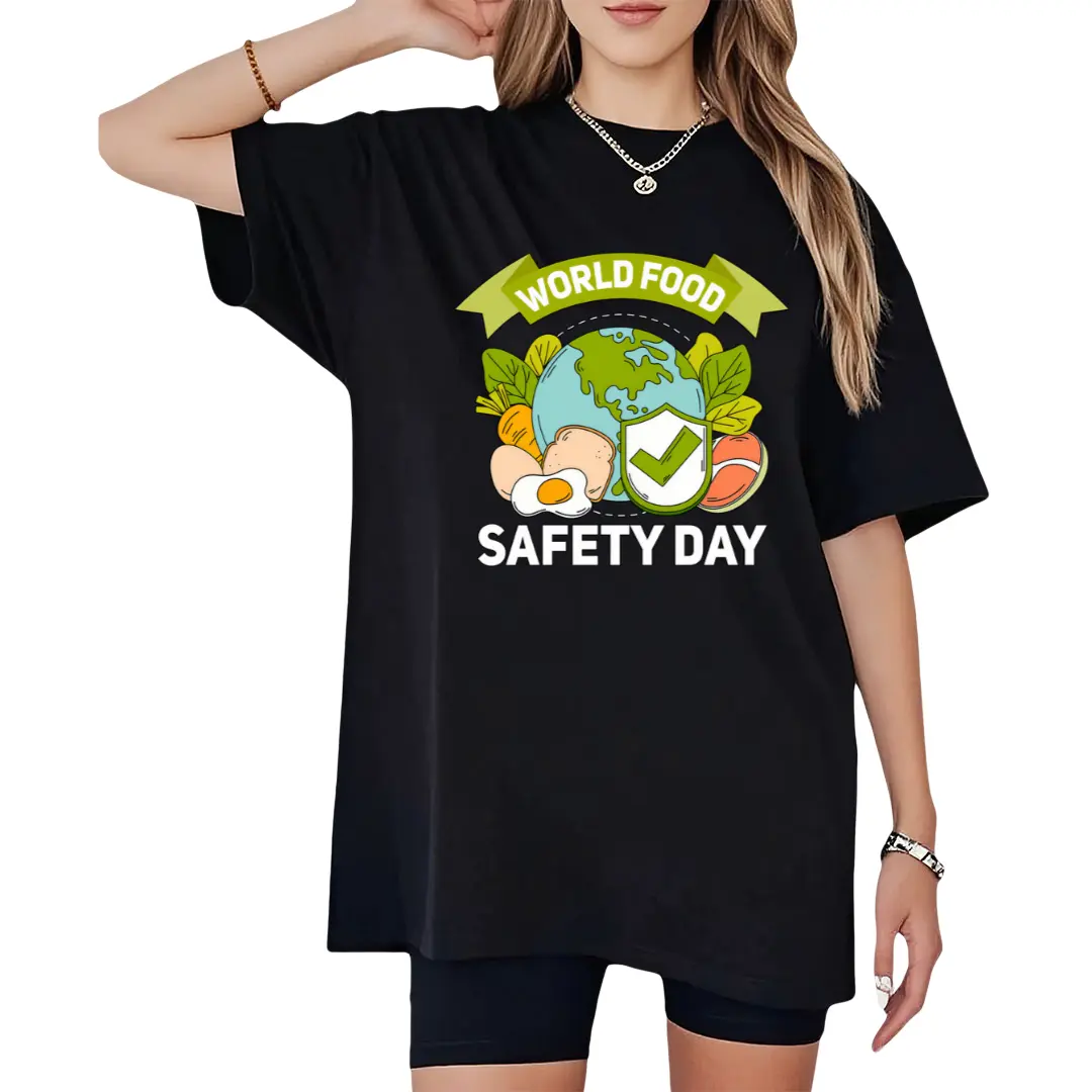 World Food Safety Day Globe Vegetables T-Shirt