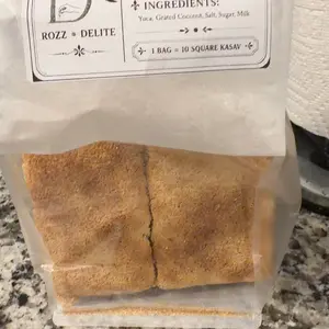 Rozz Delite Sweet Haitian Cassava Bread (Kasav Okap) 1 Bag