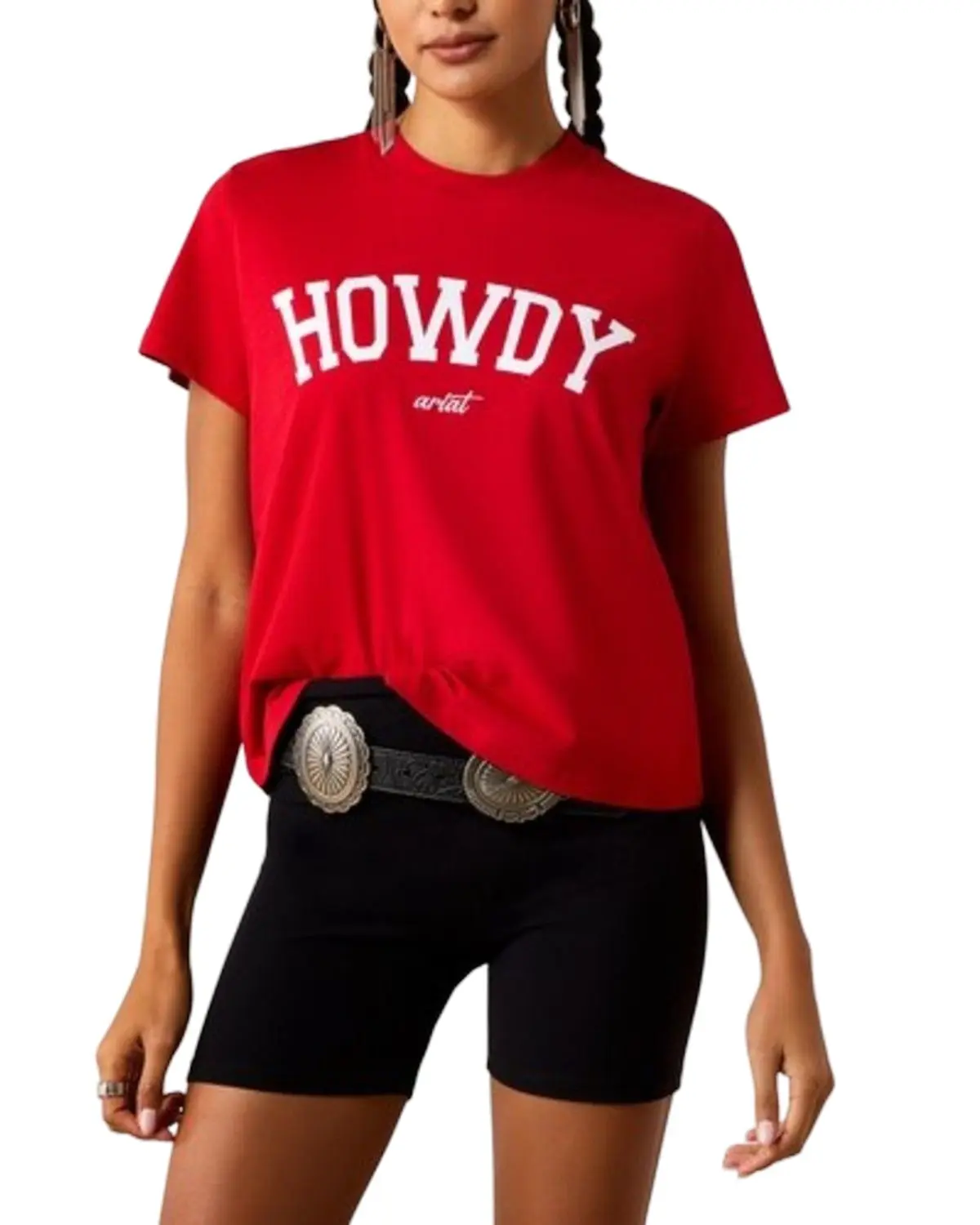 Ariat Women's Women'S Collegiate Howdy Short Sleeve Graphic Tee - 10079903
