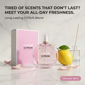 Women's Elegant Charm Perfume | Fresh Light Niche Fragrance | Long-Lasting Scent For Date Night | Mild Non-Irritating Formula floral scentual fruit fruity sweet Eau de Parfum natural long-lasting fragrance gourmand fragrance