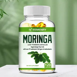 Xemenry Airboy Moringa Supplement - 120 Capsules for Immune Support Energy & Metabolism - Organic Antioxidant Rich Superfood for Adults - Healthcare & Fitness