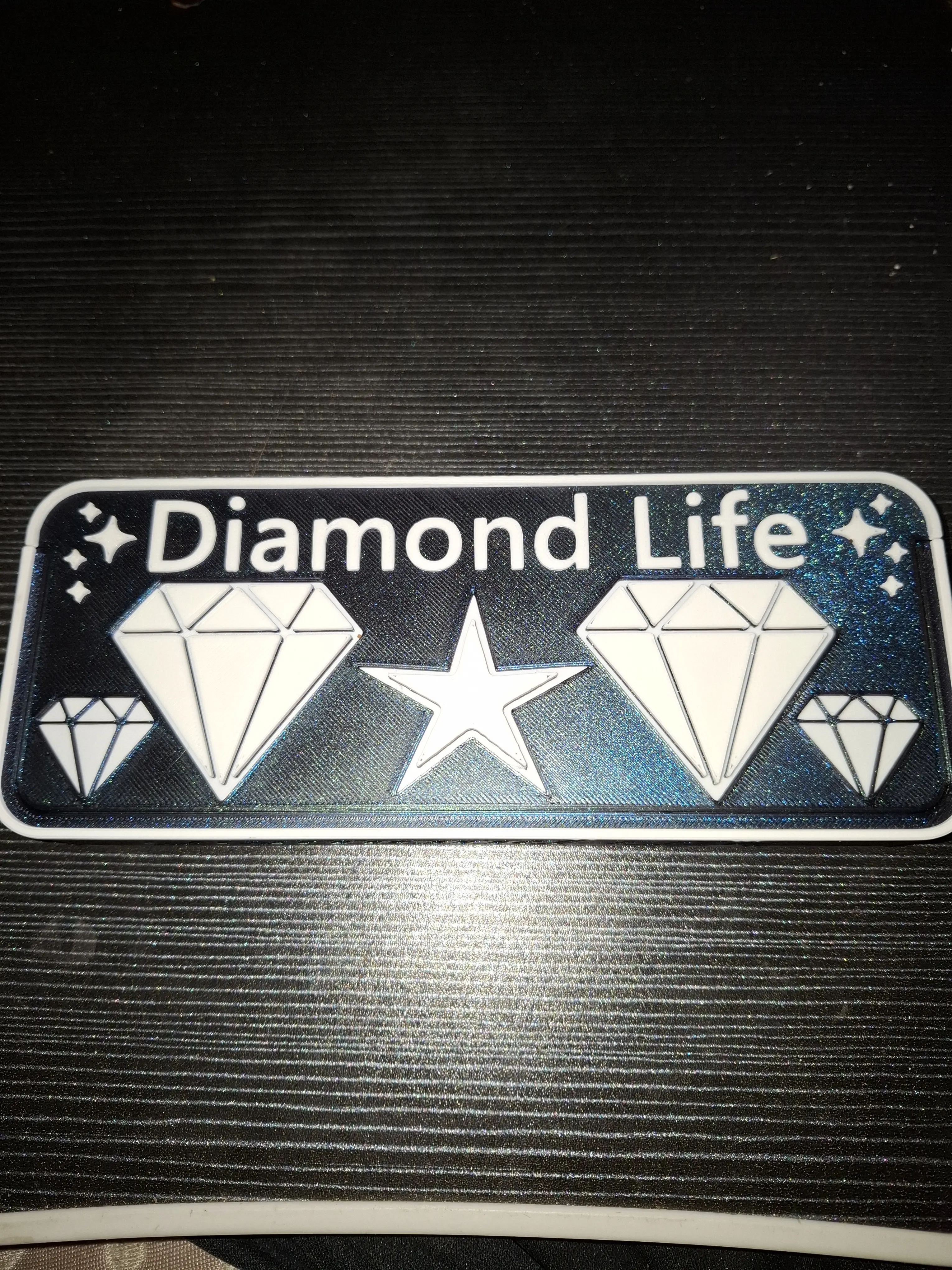 Diamond art tray dual compartment