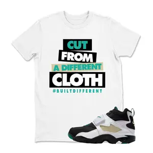 Different CLOTH Sneaker Shirt White to Match Diamond Turf Emerald, Matching Shirt Air Diamond Turf Emerald T-Shirt