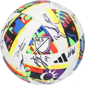 San Jose Earthquakes Autographed Match-Used Soccer Ball from the 2024 MLS Season with 22 Signatures - AE18349 - Fanatics Authentic Certified
