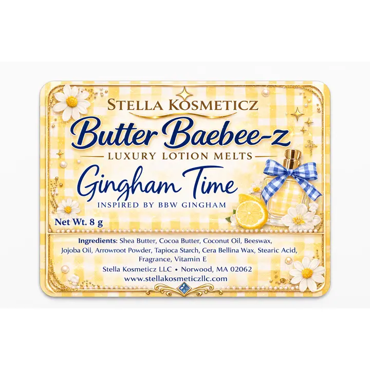 Gingham Time Body Butter Baebee-z