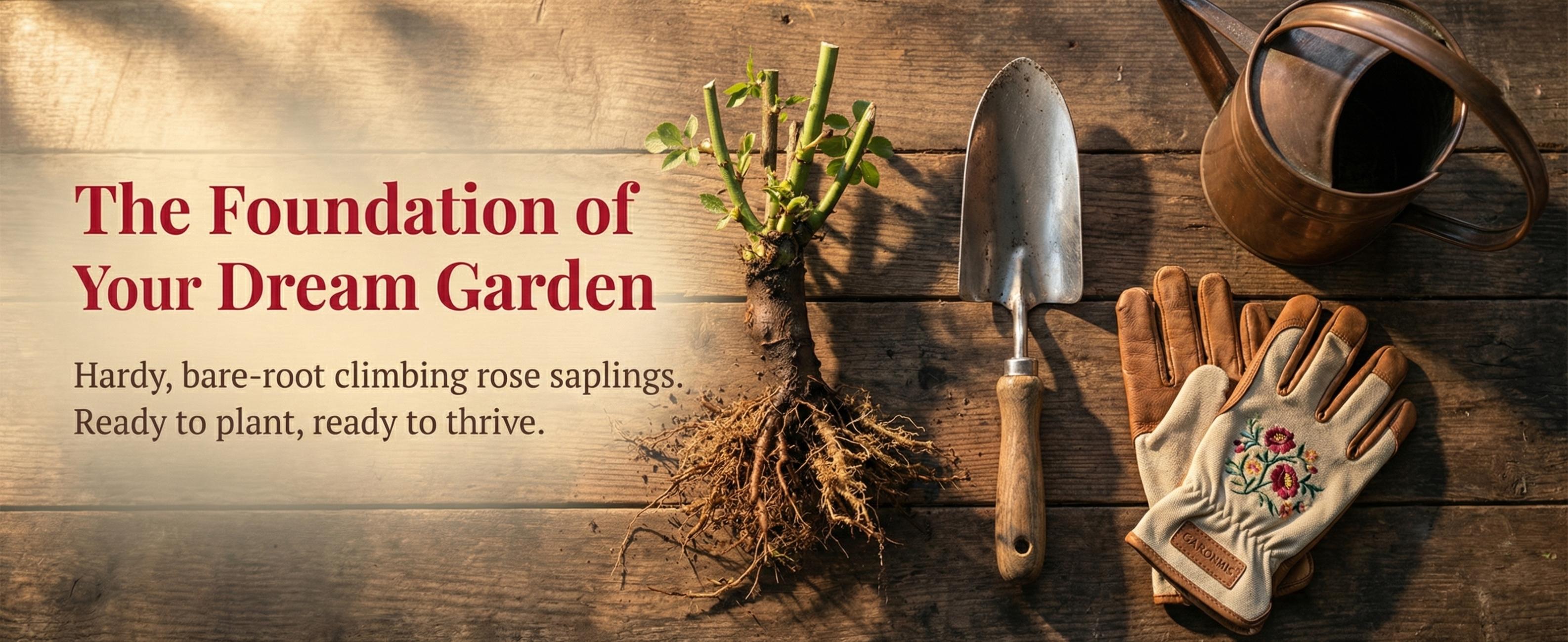 Live Rose Plant Seedling – Fragrant Flowering Rose Bush for Outdoor Garden & Yard – Easy to Grow Perennial Landscaping Plant, Vibrant Blooms for Patio, Lawn & Garden Decor