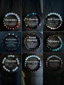 Beautiful Life 9-Piece Set, Trendy Crystal Bracelets, Beautiful Bangles Birthday Gift, Fashionable Jewelry for Women