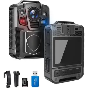 1080P Patrol   Night Vision  Camera with 64G  SD Card,  &  Clip, Vedio Audio Recorder Bodycam, 24H Record for Law Enforcement  Outwork