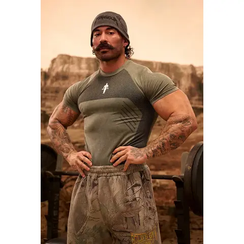 4286 - Gold's Iron Legacy Compression Tees