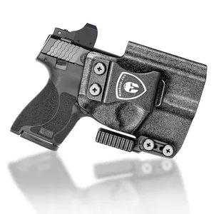 WARRIORLAND IWB Kydex Holster with Claw Attachment and Optic Cut Fit M&P Shield 9mm EZ / .380 EZ ,S&W EQUALIZER,Right Hand