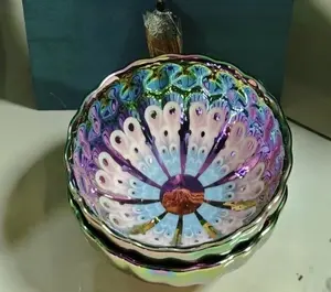 Luminous Colorful Peacock Cup