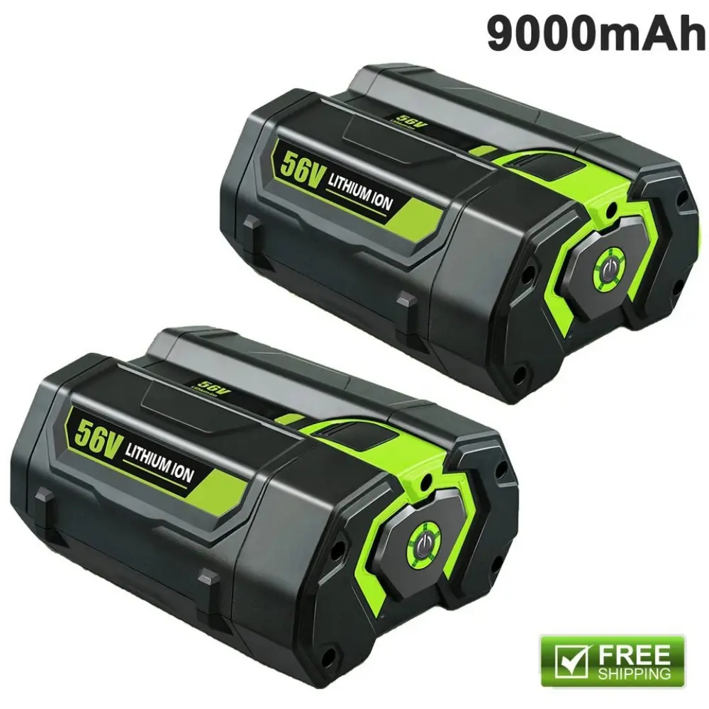 2/1 Pack 9.0Ah Replacement Battery for EGO 56V Battery Compatible with EGO 56 Volt Battery Tools Lawn Mower Leaf Blower fathersdaygift