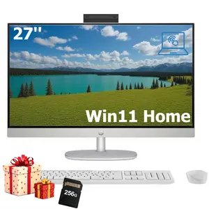 HP - 27" Full HD Touch-Screen All-in-One with Adjustable Height- 32GB Memory - 1TB SSD - Win11 Home - Intel Core Ultra 7 155U 2023  - Shell White - Bundle Accessory