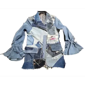 Denim Patchwork Jacket