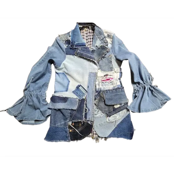 Denim Patchwork Jacket