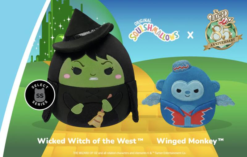 Squishmallows "The Wizard of Oz” 2-pack with The Wicked Witch of the West  (8") and Winged Monkey  (4")