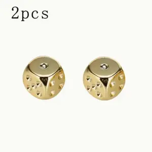 Crystal Dice Set for Party Games, Durable Clear Round Dice, Ideal for Bars Ktv Home Entertainment, Scratch-Resistant No Odor