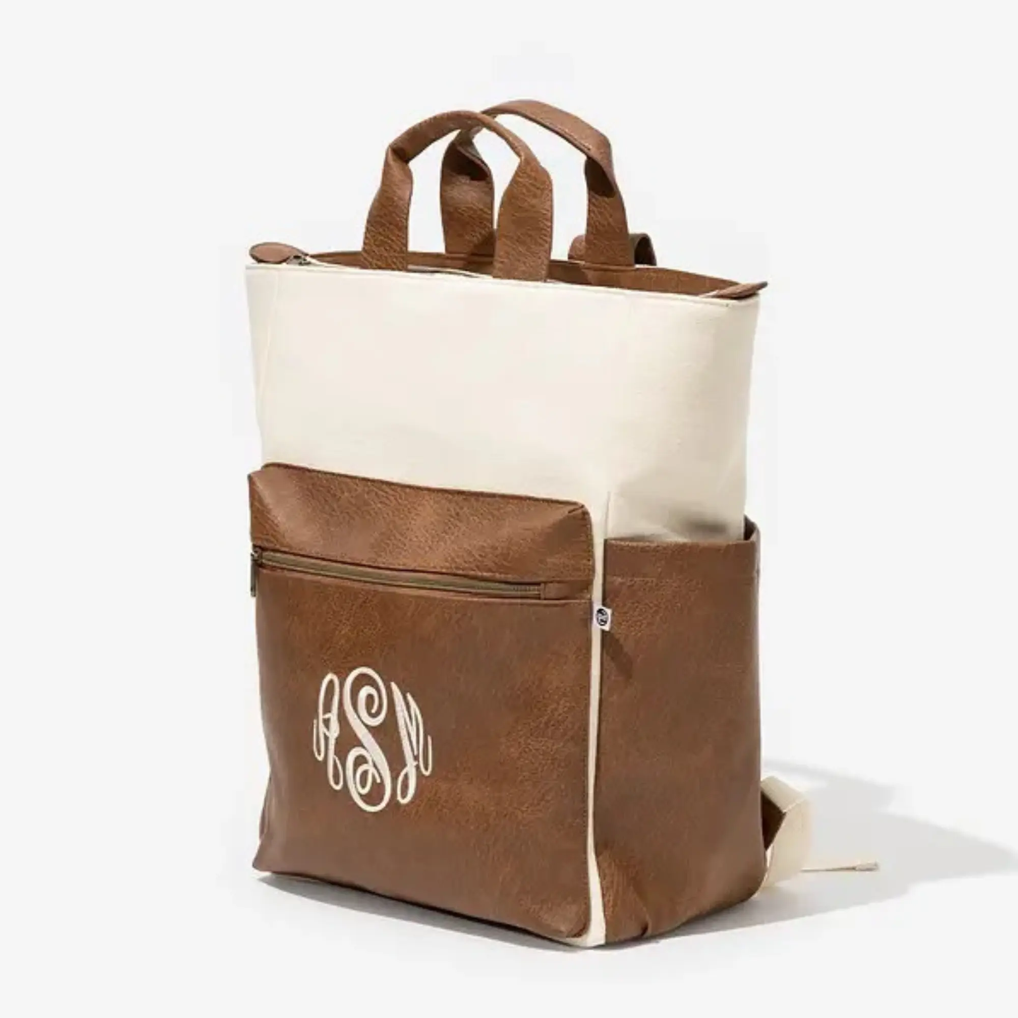 Monogrammed Commuter Backpack