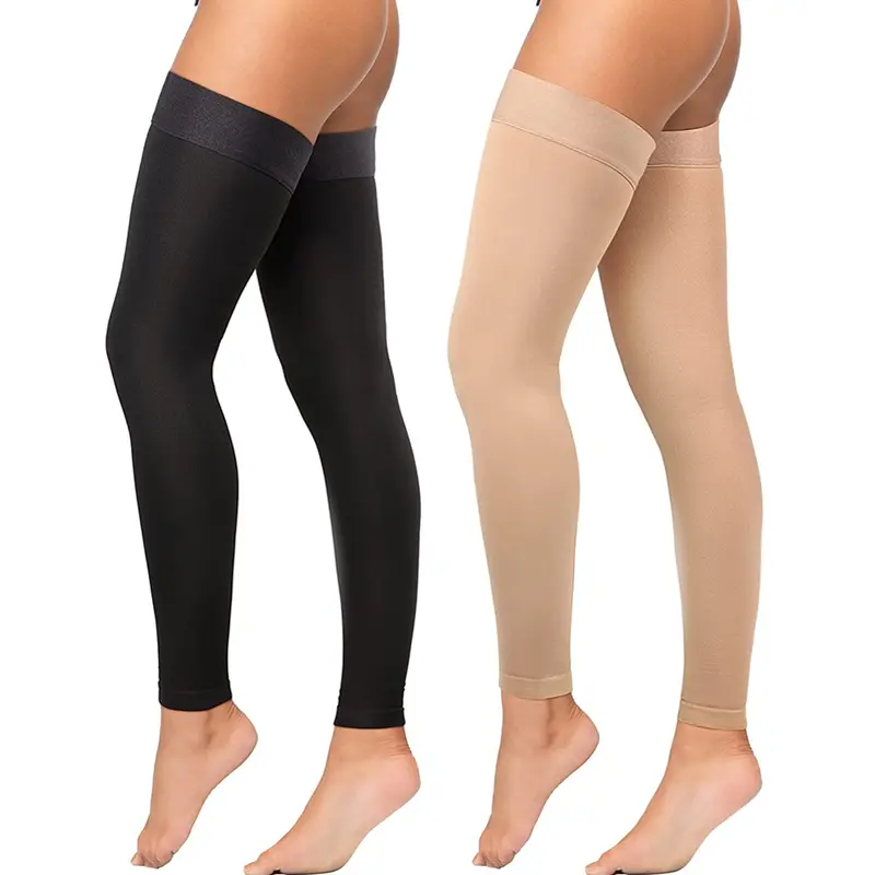 1Pair Thigh High Compression Stockings for Men & Women Thighhighs