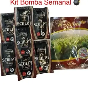 Sobre Te Divina + 7 sobres de Sculpt Black