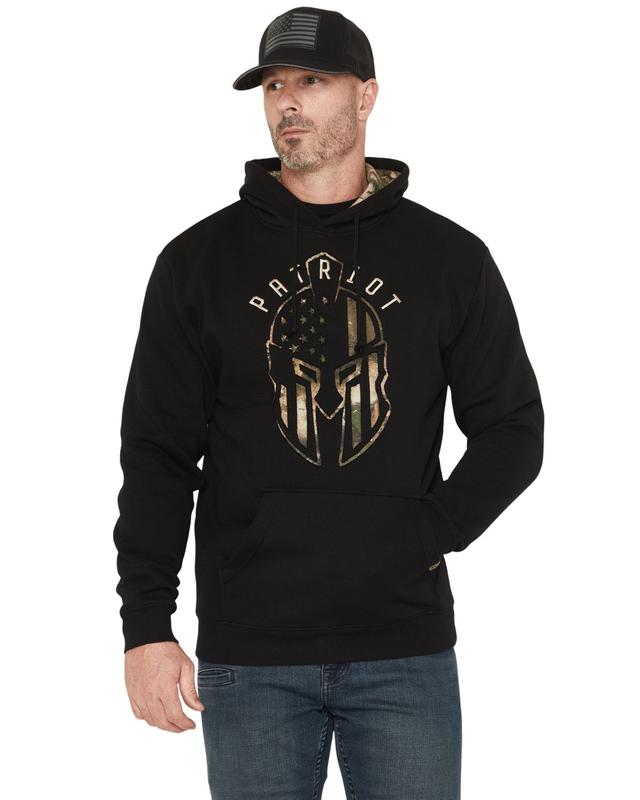 Buckwear Men's Camo Sparpatriot Hooded Sweatshirt Big - 6951-Big