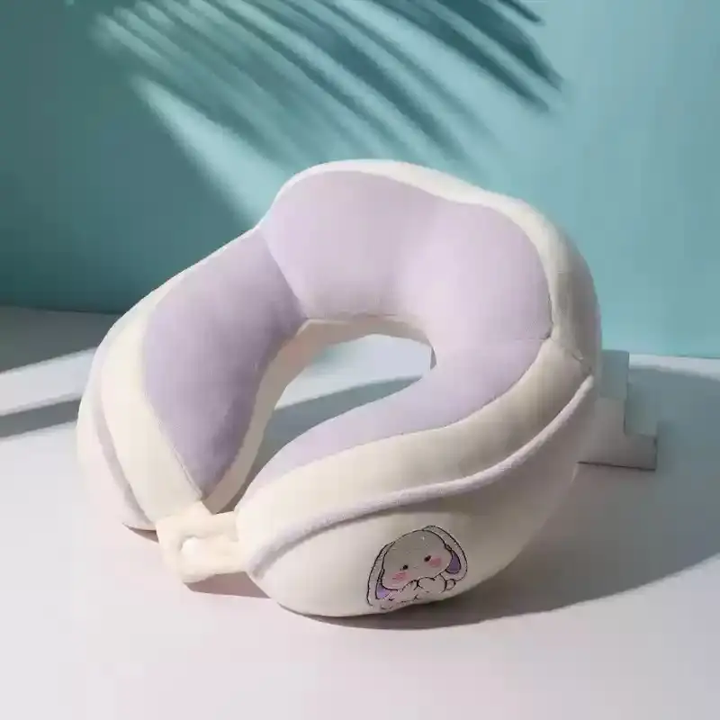 Camel U-Shaped Neck Pillow – Soft, Portable Travel & Office Nap Cushion for Airplane & Car – Customizable with Logo for Business & Personal Use