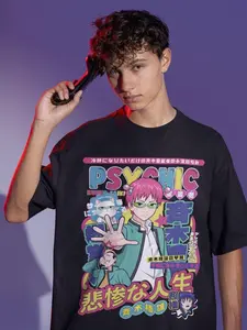 SAIKI K annoyed face Saiki Kusuono Sai Nan  Shirt, Fashion Cotton, Full Colors, Full Sizes, For Men, For Women