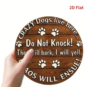 Vintage Iron Round Tin Sign, Fun Motivational Quotes, Rustic Home Decor, Garden Decoration, Office Wall Art, 8x8 Inch, Perfect Holiday Gift