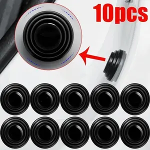 Car Door Shock Absorber, 10pcs Car Door Shock Absorber Pad, Universal Car Door Anti-collision Silicone Pad, Car Door Protector, Car Interior Accessories, Automotive