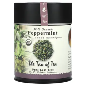 The Tao of Tea 100% Organic Herb Leaves, Peppermint, 2 oz (57 g)