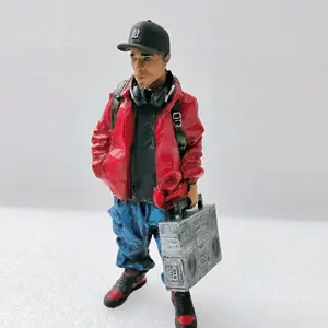 Motor City Boomin - Red Jacket, Blue Pants, Black Cap, and Boombox Figure