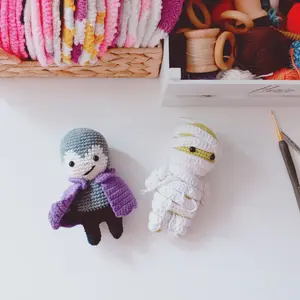 Loppy Puff - Halloween Amigurumi , Cute Vampire & Mummy Crochet, Spooky Handmade Plushie Tutorial